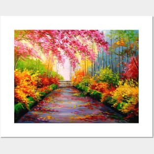 Bright colors autumn Posters and Art